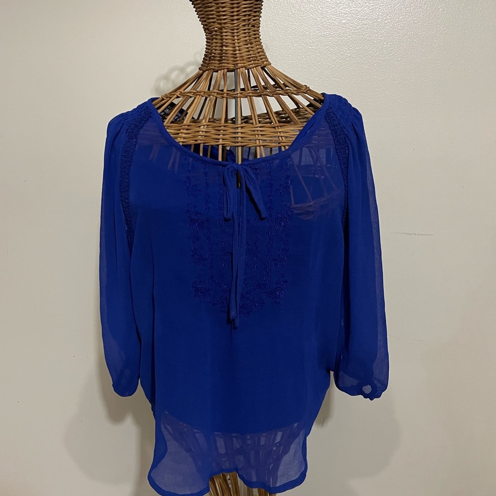 BLUE BLOUSE